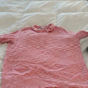 Stylish Pink Polo Sweater for Women